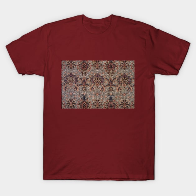 Pomegranate by William Morris, Vintage Textile Art T-Shirt by MasterpieceCafe